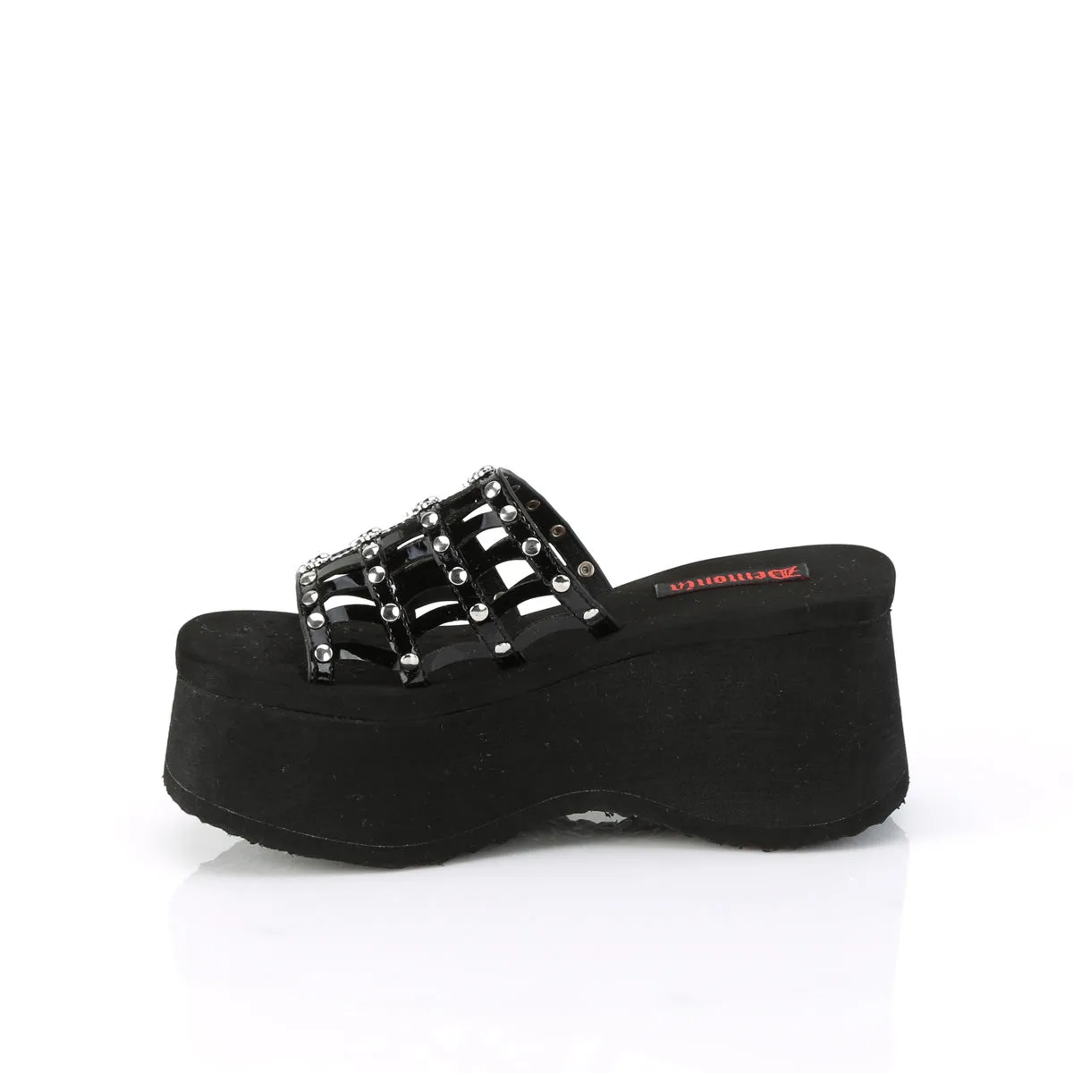 3 Inch Platform FUNN-13 Black Patent