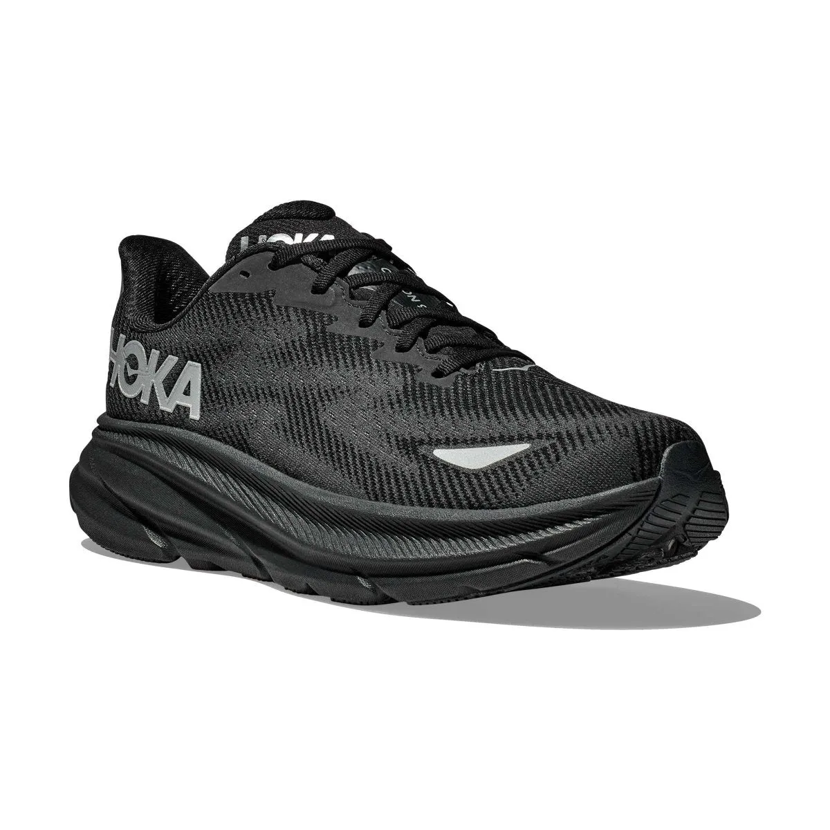 Hoka Men's Clifton 9 Black/Black Gore-Tex