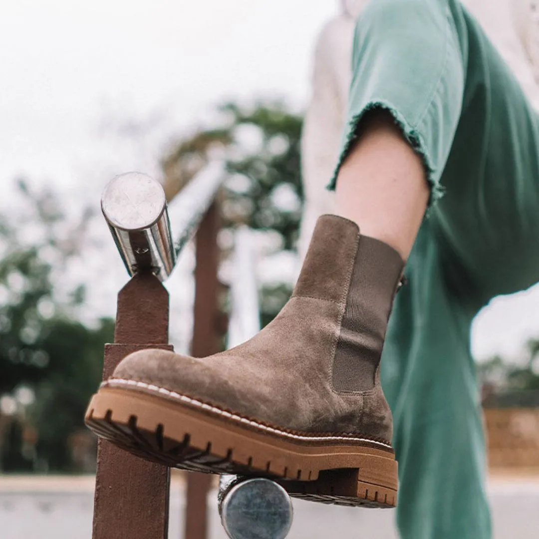 Ankle Boot Suede Leather for Women - Basel-SY