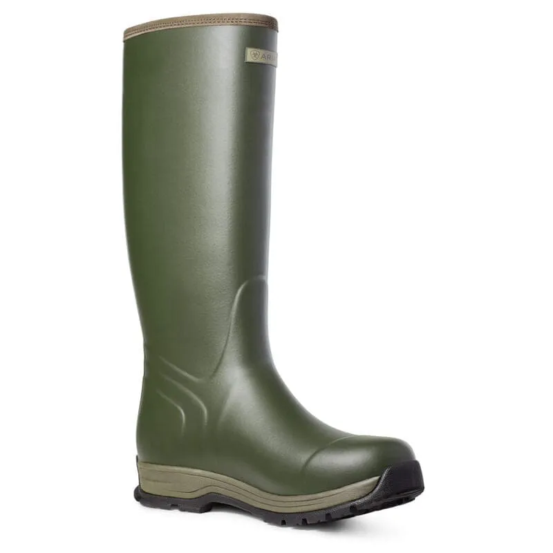 Ariat Men's Burford 400 g Insulated Rubber Wellington Boot Olive Night