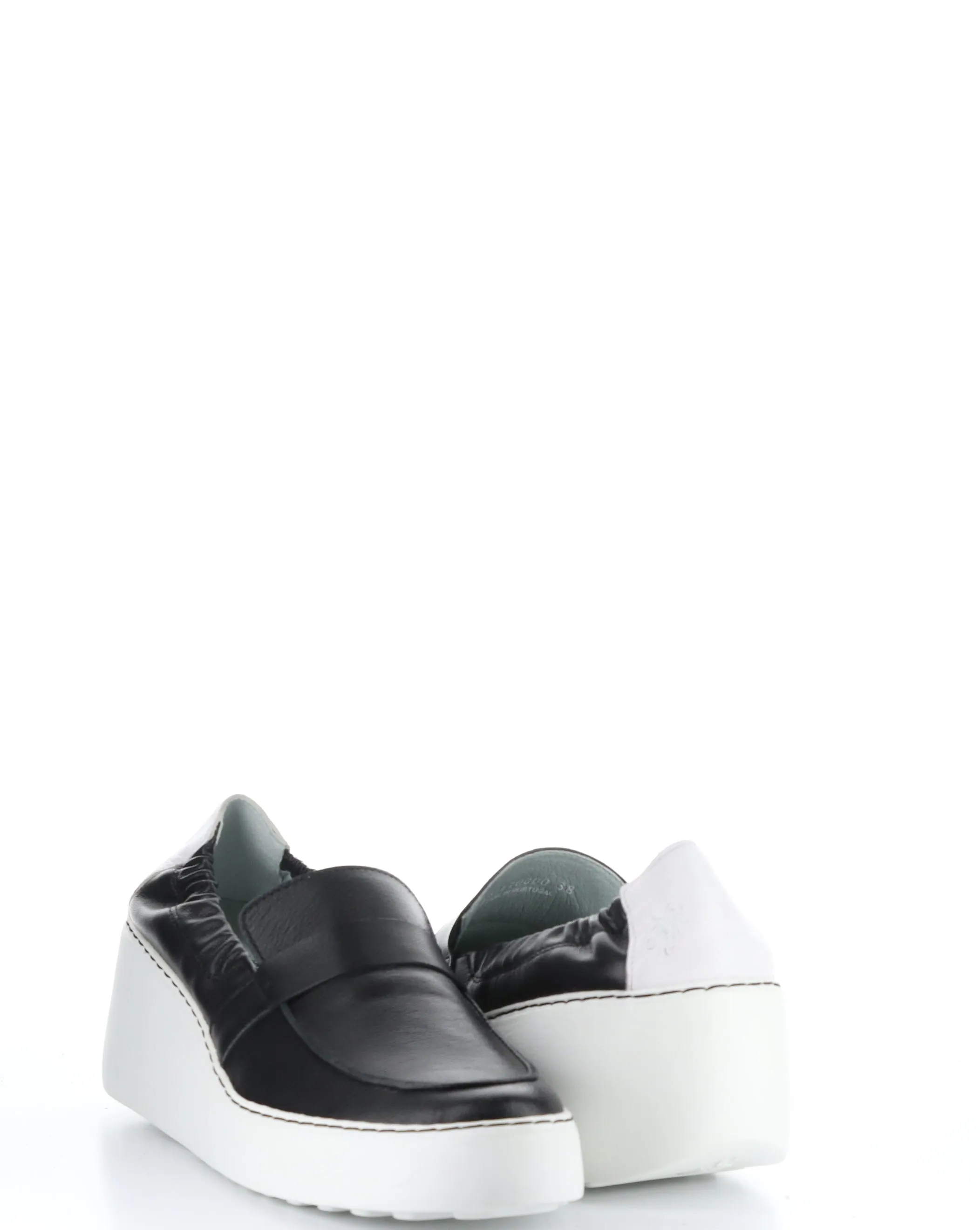 DULI620FLY BLACK Round Toe Shoes