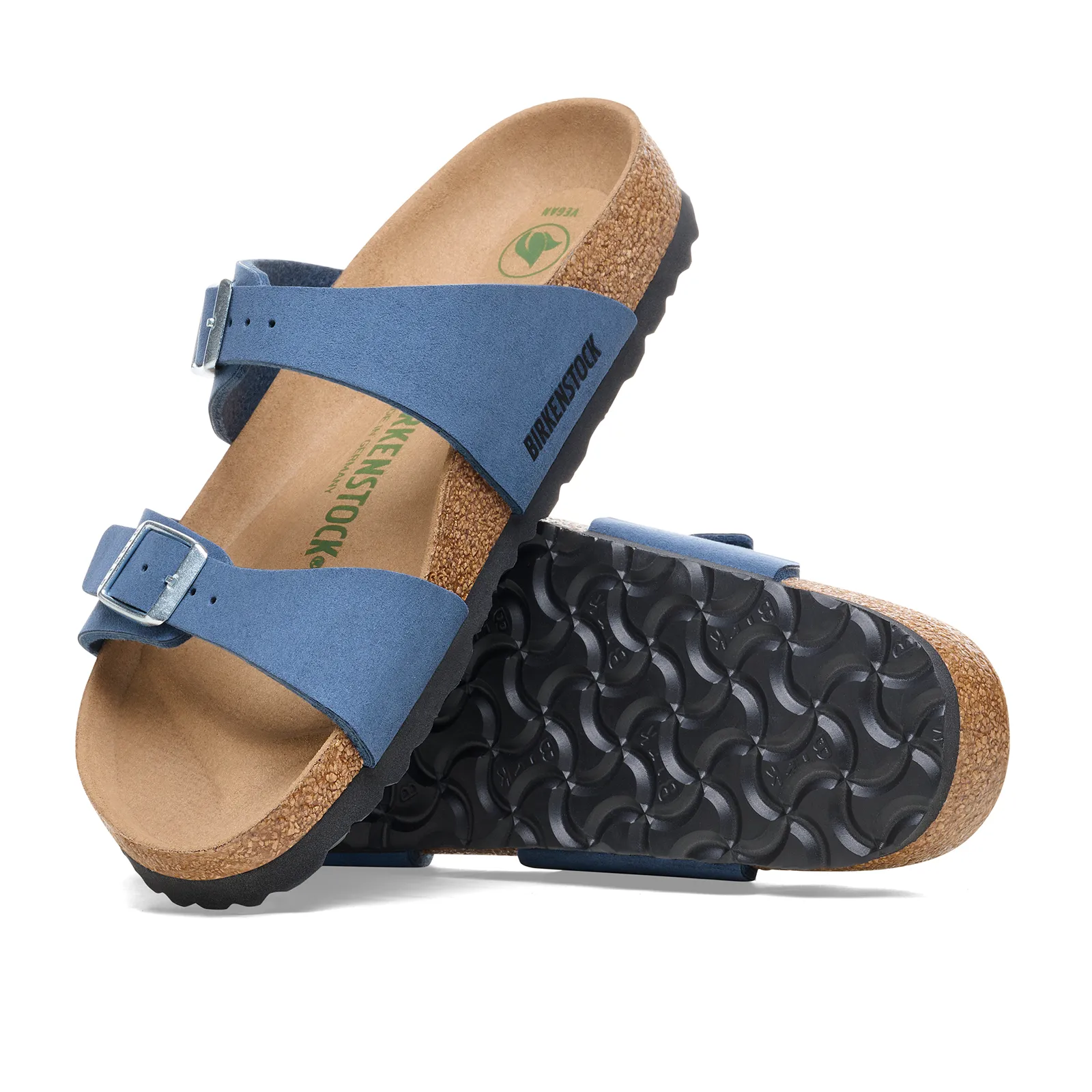 Birkenstock Sydney Vegan Narrow Sandal (Women) - Silky Elemental Blue Birki