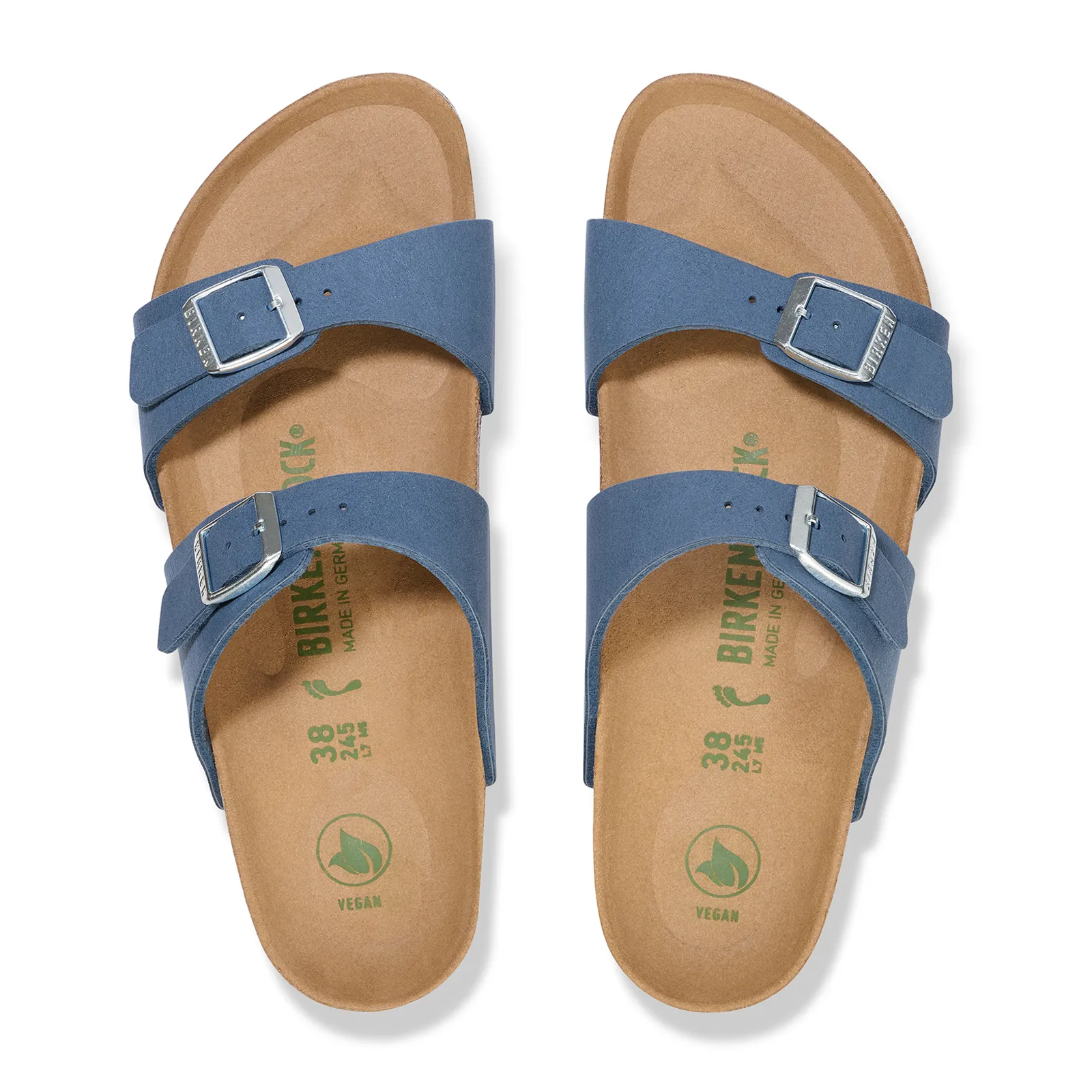 Birkenstock Sydney Vegan Narrow Sandal (Women) - Silky Elemental Blue Birki