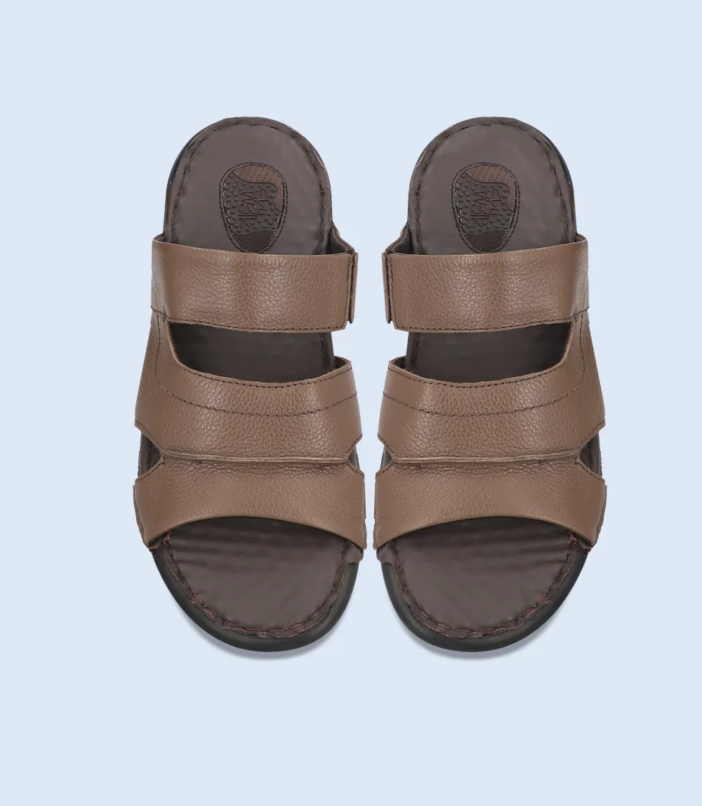 BM4857-KASTANI-Men Comfort Slipper