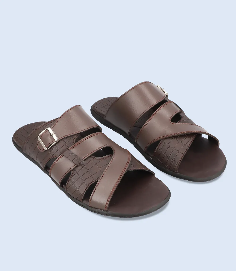 BM4644-CHOCO-Men Slipper