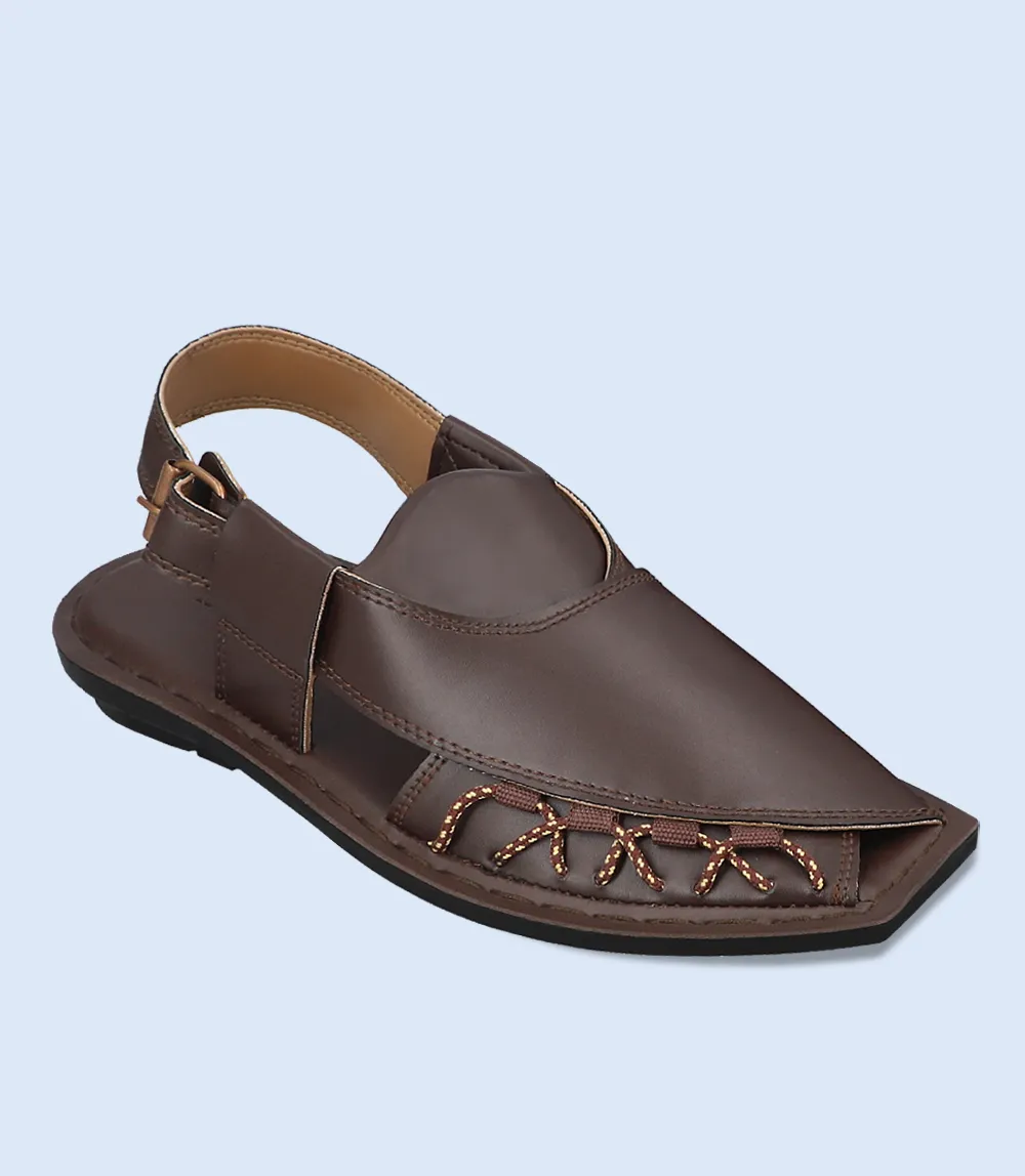 BM4943-BROWN-Men Peshawari's