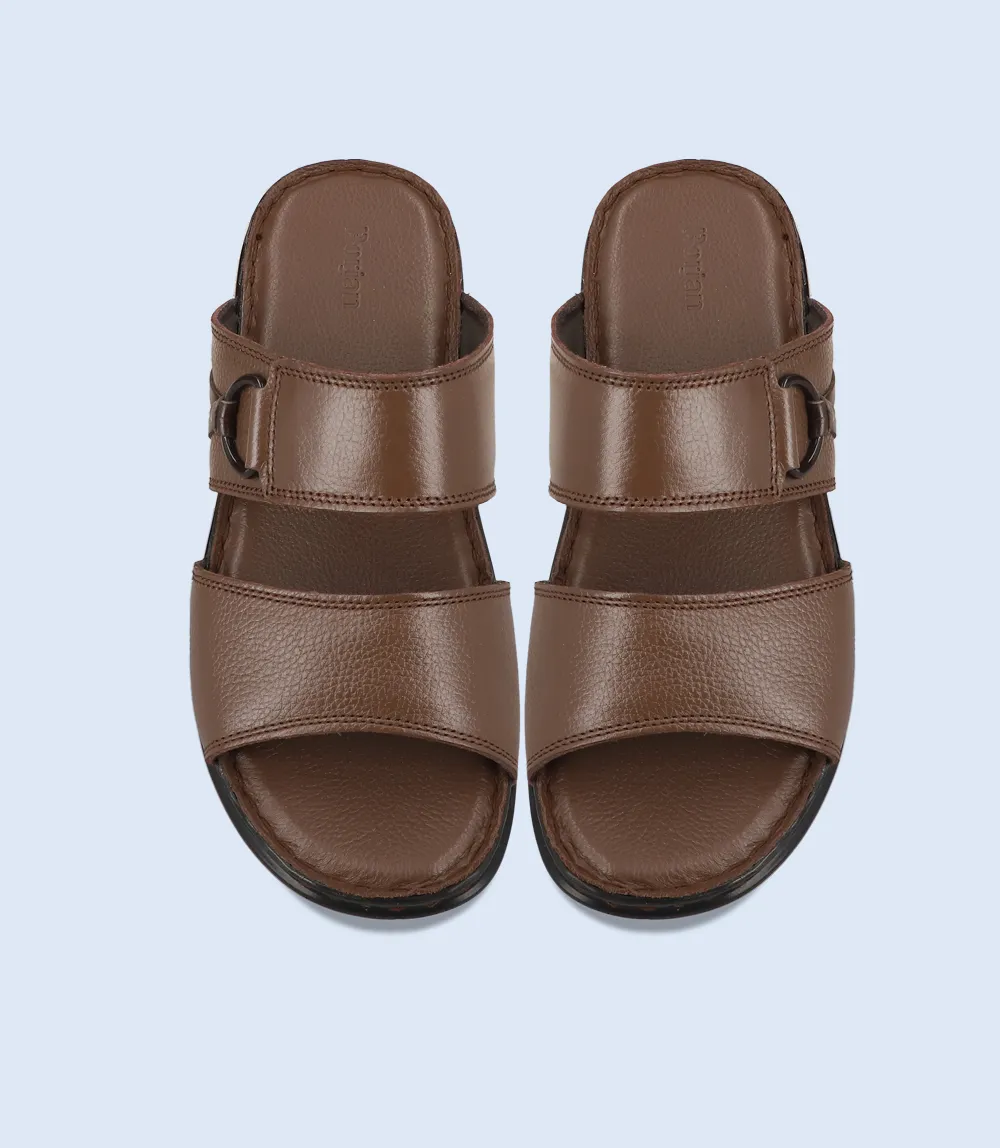 BM5600-BROWN-Men Slipper