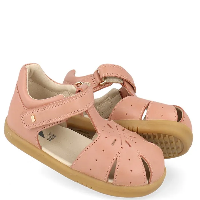 Bobux Iwalk IW Compass Kids Rose Pink Leather Sandal 641204