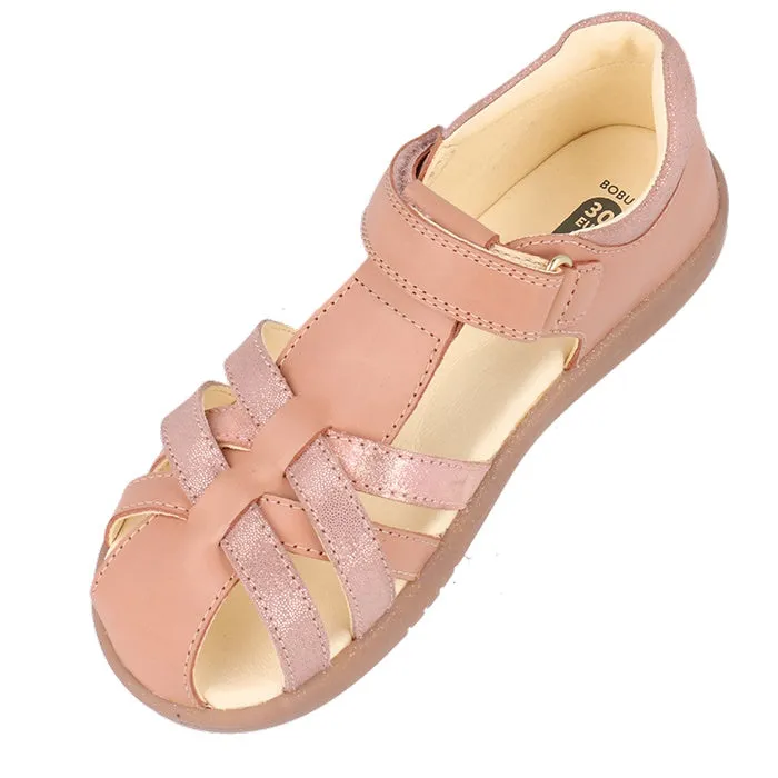 Bobux Kids Plus KP Leather Sandal Cross Jump 837012 Rose Pink