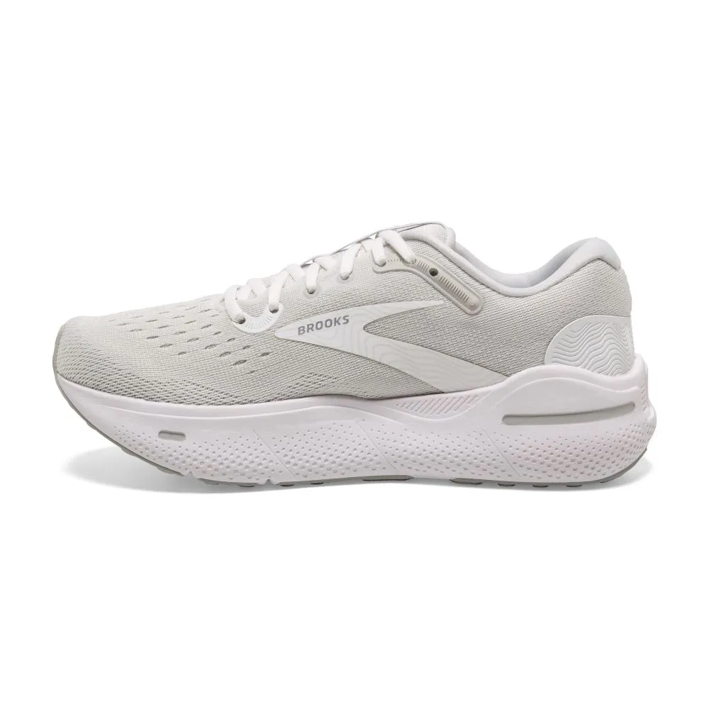 'Brooks' Women's Ghost Max - White / Oyster / Metallic Silver