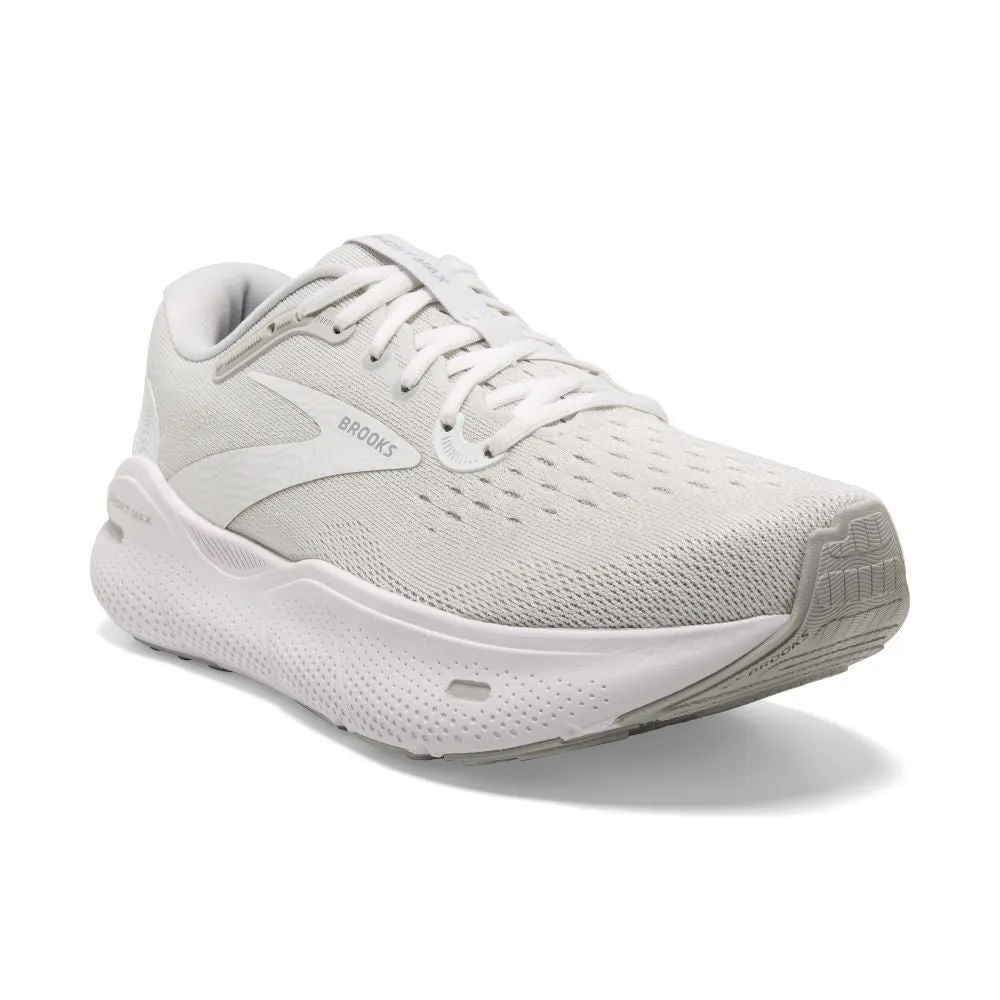 'Brooks' Women's Ghost Max - White / Oyster / Metallic Silver