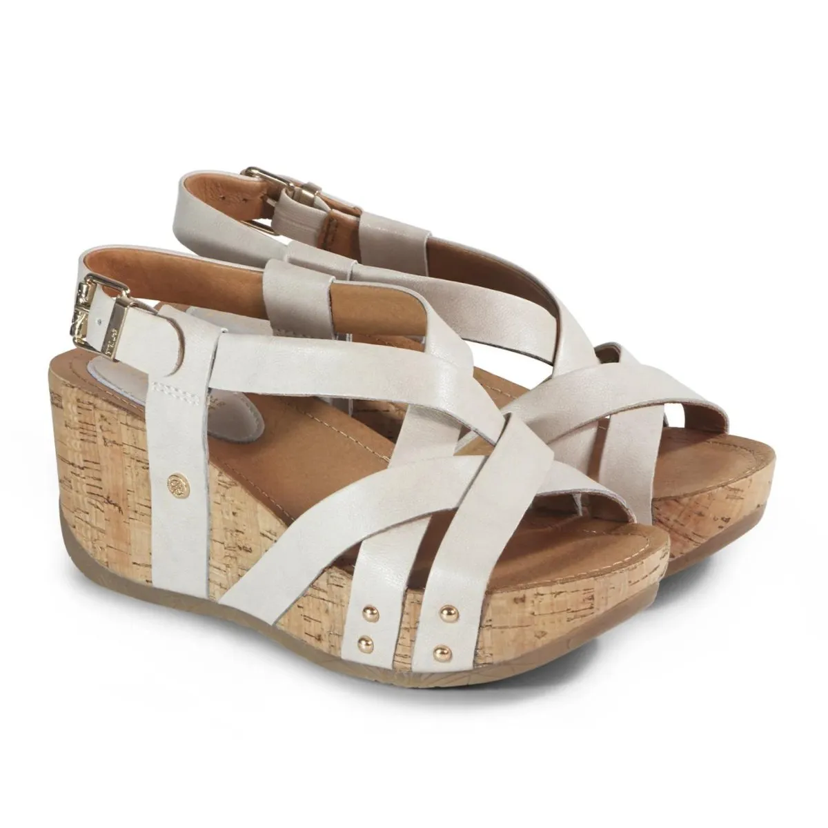 Bussola Women's Fern Ivory Leather