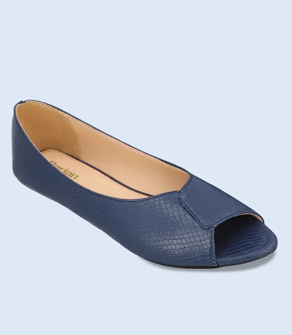 BW8312-NAVY-Women Casual Peep Toe's