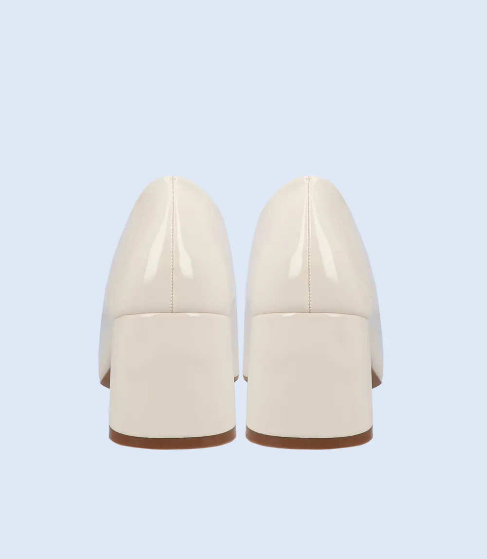 BW8633-IVORY-Women Casual Court Shoes