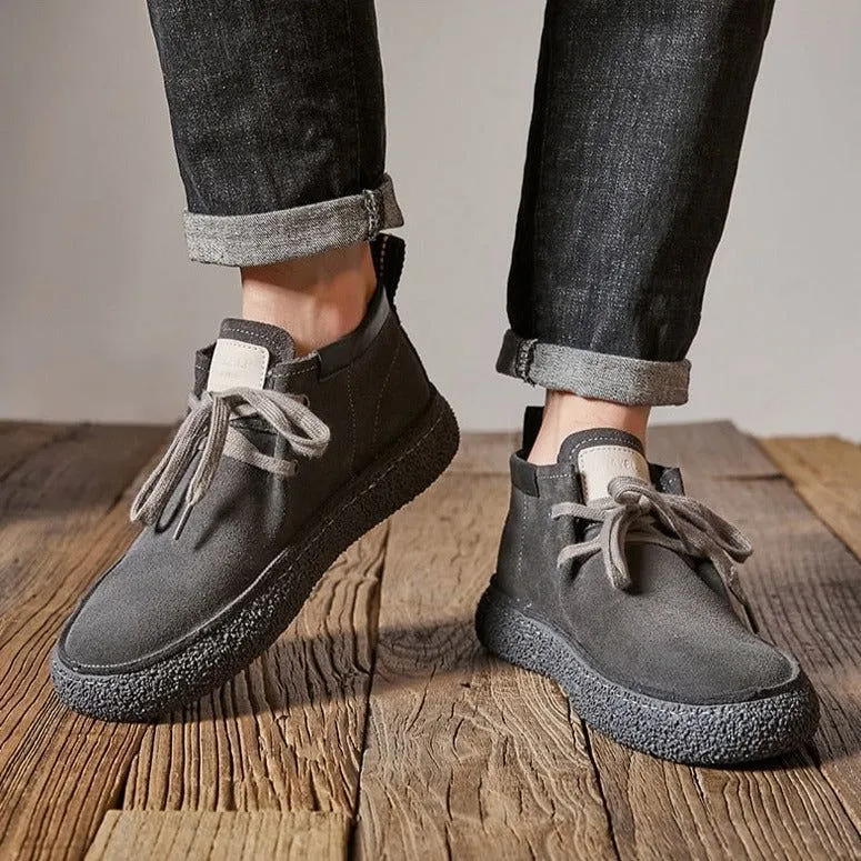 FC210 Men's Casual Shoes: Suede Leather, Breathable, Outdoor