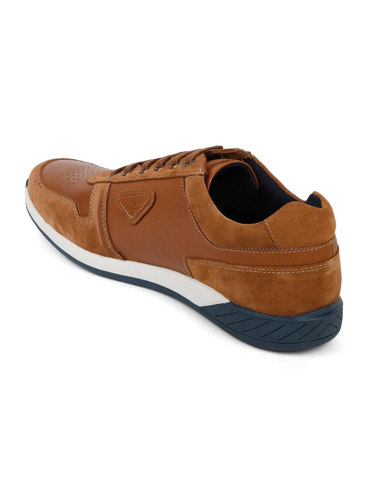 Ezok Men Tan Sneaker Casual Shoes