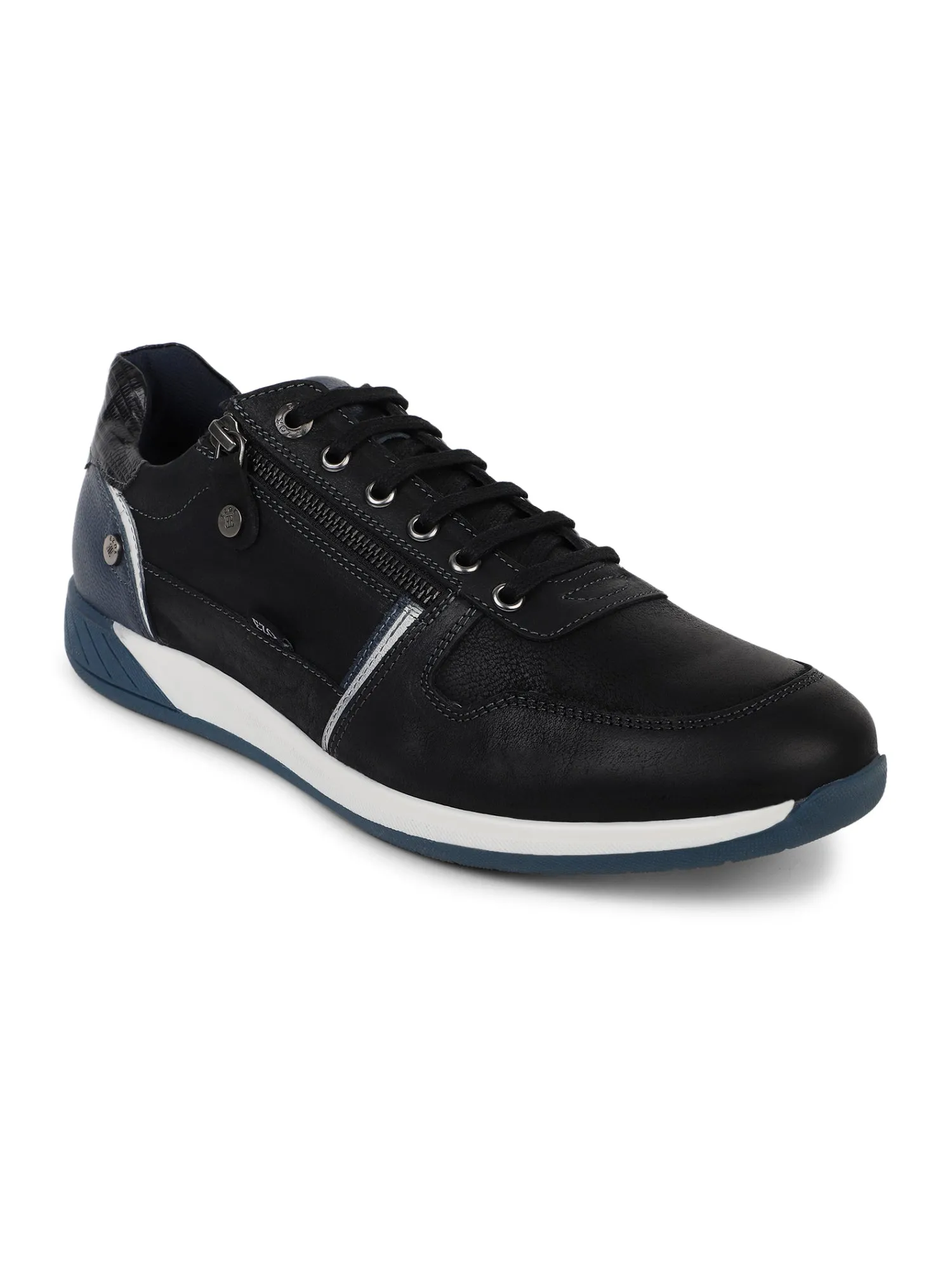 Ezok Men Black Sneaker Casual Shoes