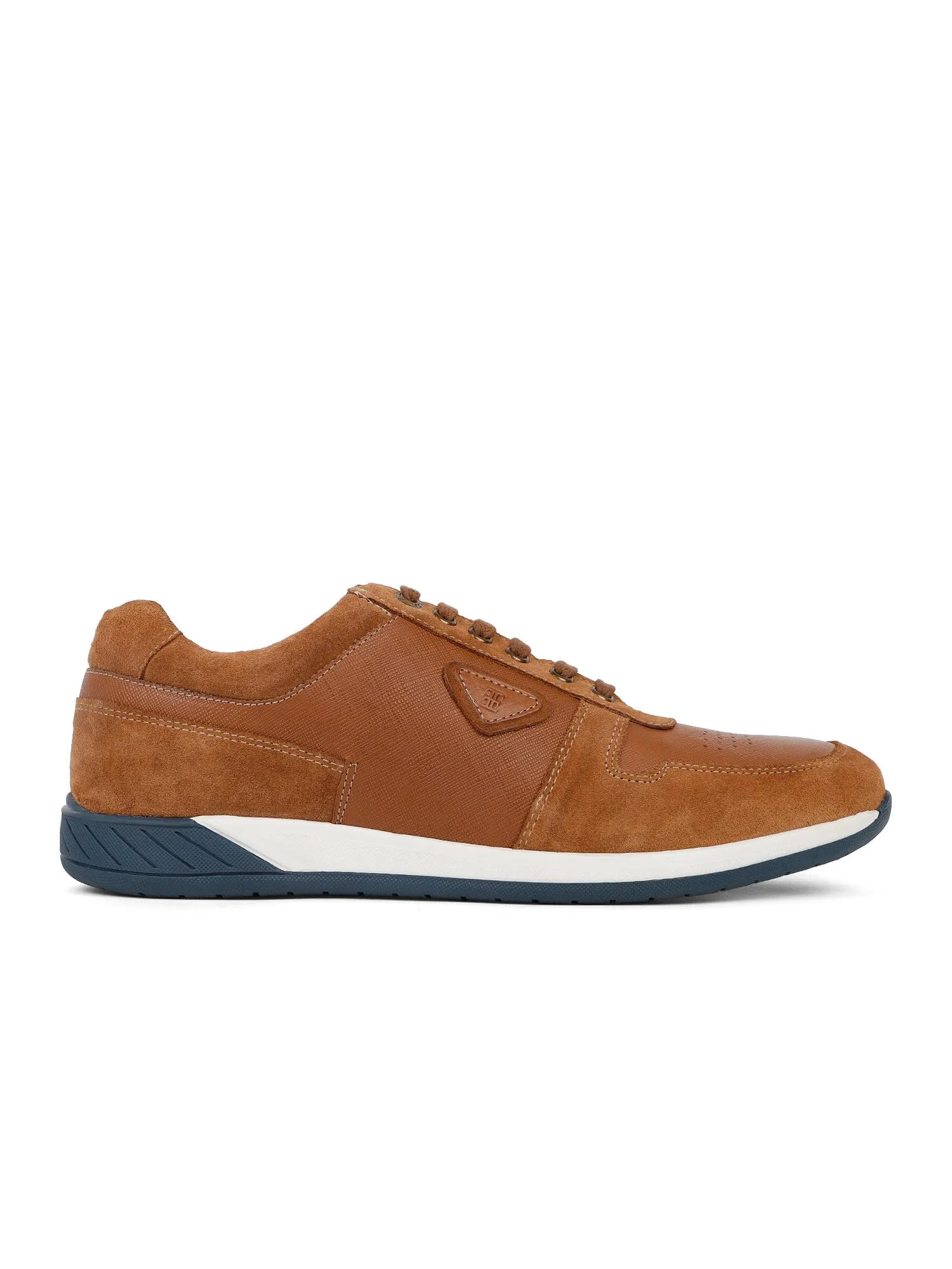 Ezok Men Tan Sneaker Casual Shoes