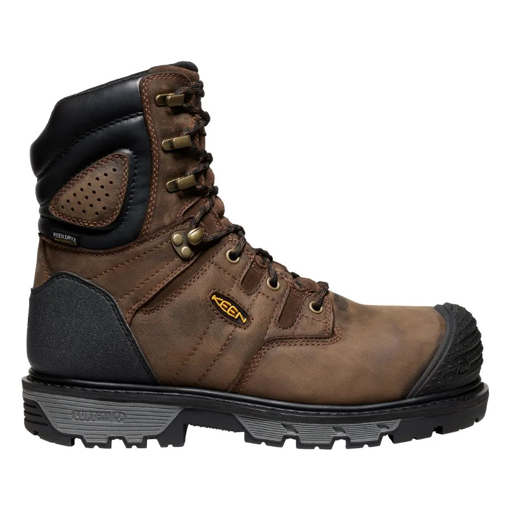 Keen Camden Men's 8 Insulated Waterproof Composite Toe Work Boot 1028289 - Brown