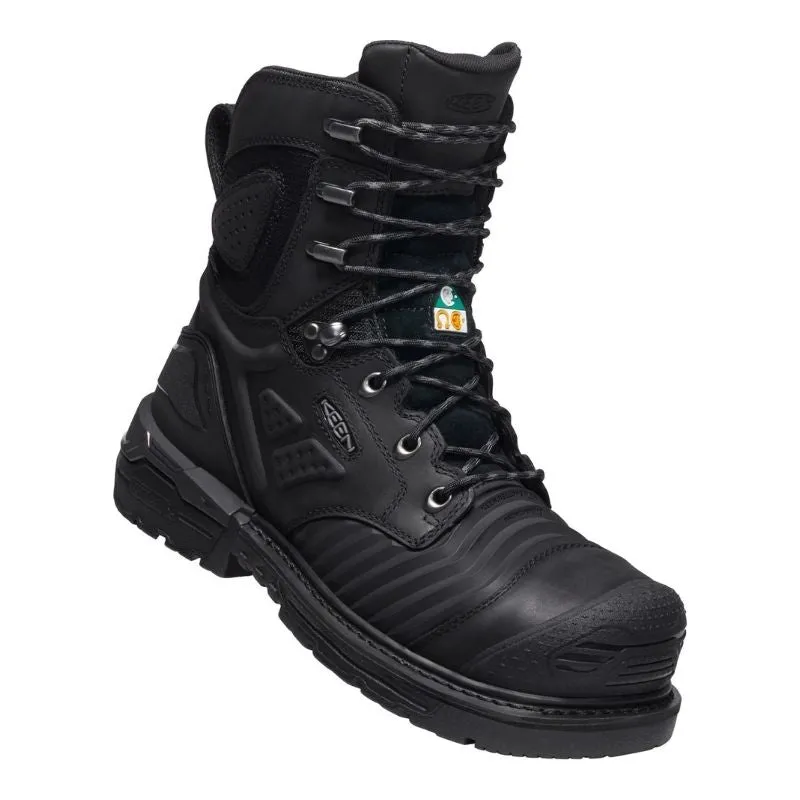 Keen Philadelphia Men's 8 Waterproof Composite Toe Safety Boot 1025555 - Black