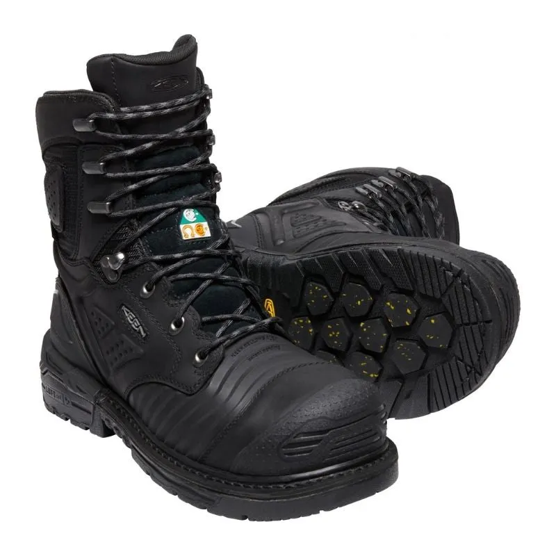 Keen Philadelphia Men's 8 Waterproof Composite Toe Safety Boot 1025555 - Black