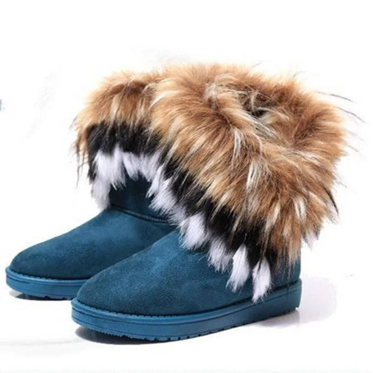 Fur Boots Warm Ankle Boots For Women Snow Shoes