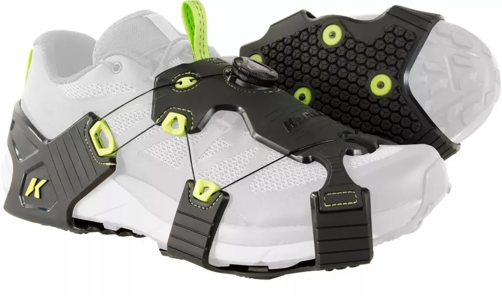 'Korkers' Unisex Ice Runner Cleat - Black / Green