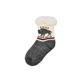 Kids Little Buffalo Slipper Socks