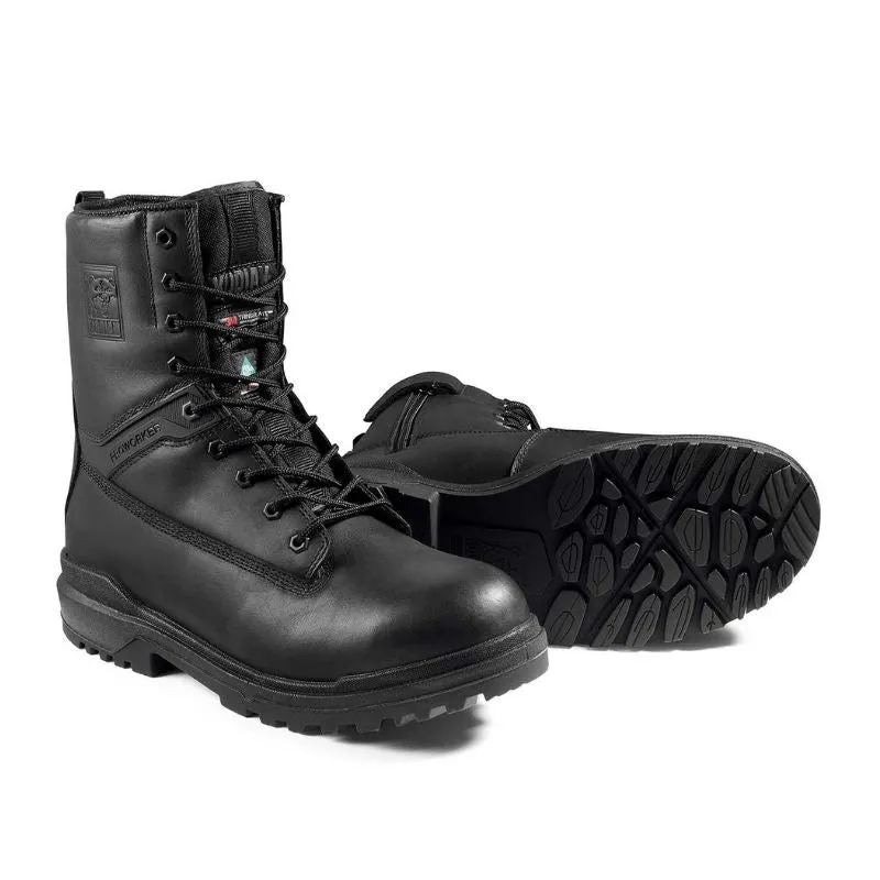 Kodiak ProWorker MASTER Mens 8-Inch Composite Toe Safety Work Boot with Side Zipper - Black