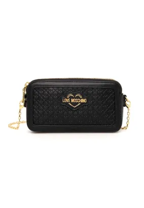 LOVE MOSCHINO Portafoglio con Tracolla Nero JC5692PP0FKF0000