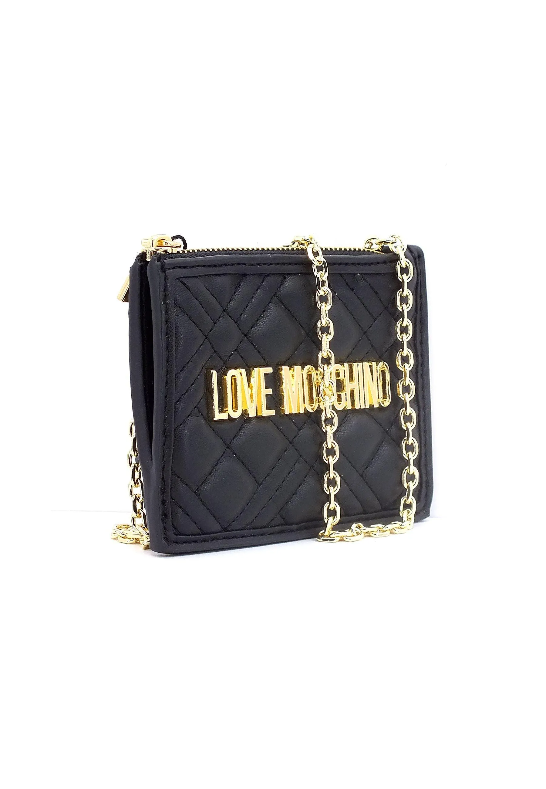 LOVE MOSCHINO Portafoglio Tracolla Donna Nero JC5684PP0FLA0000