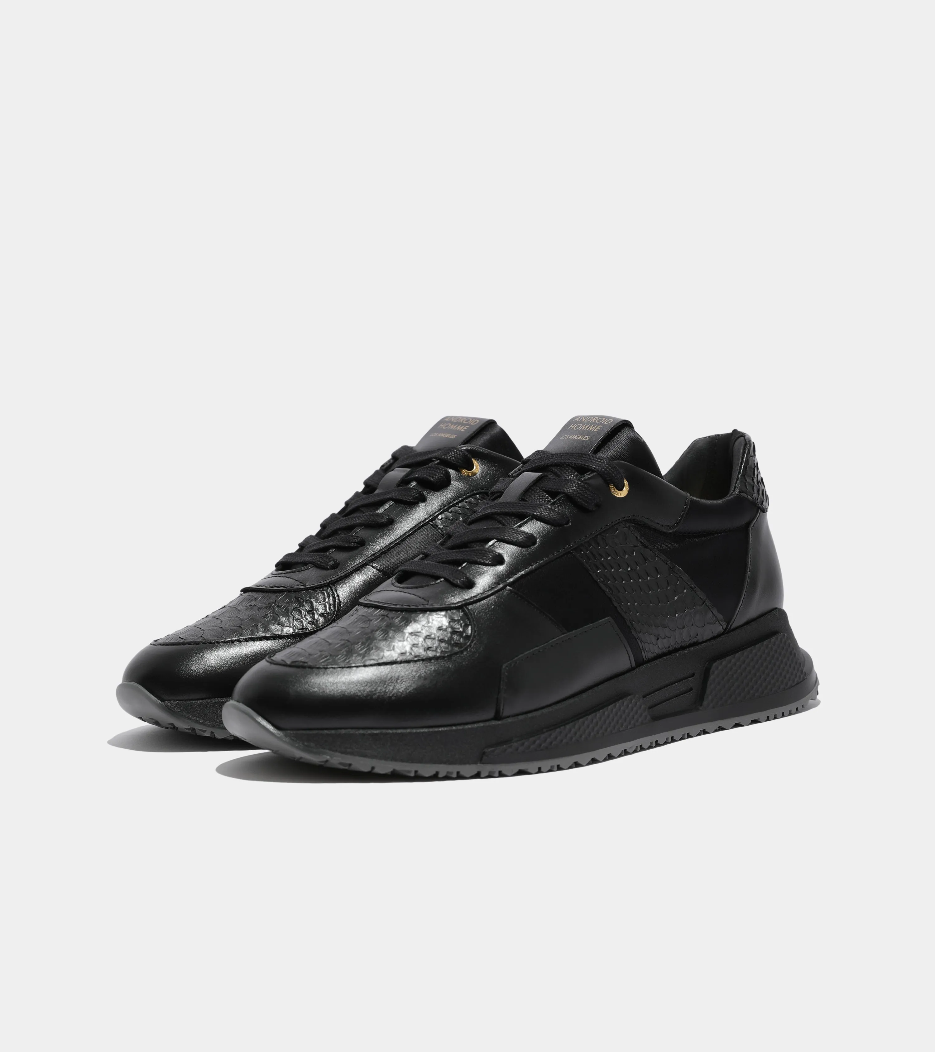 Matador | Black Leather Real Python AHP224-77