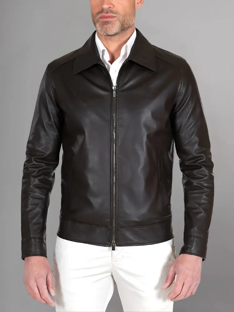 Men Winter Fashion Casual Leather Jacket