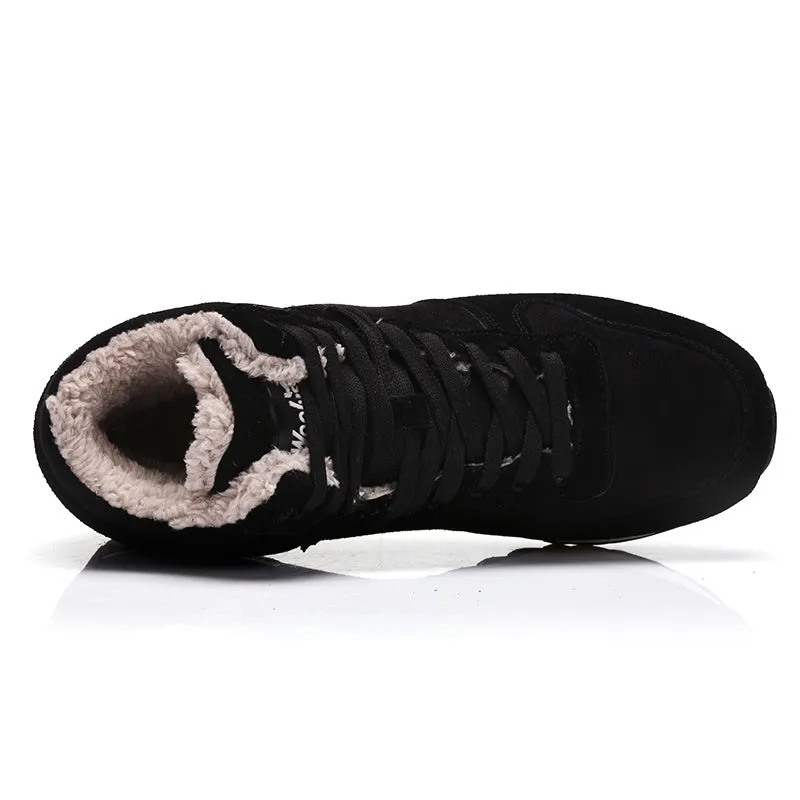 Unisex Warm Plush Sneaker Shoes for Running