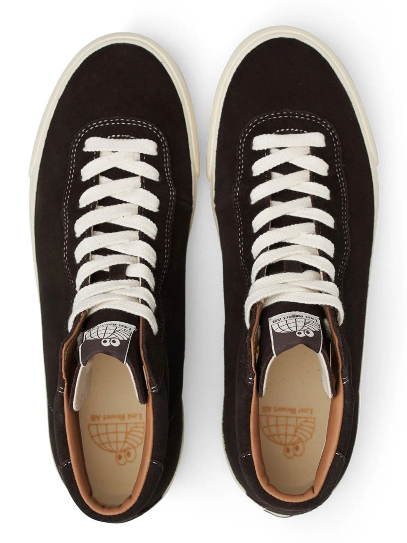 VM001 Hi Suede Coffee Bean/White Shoes