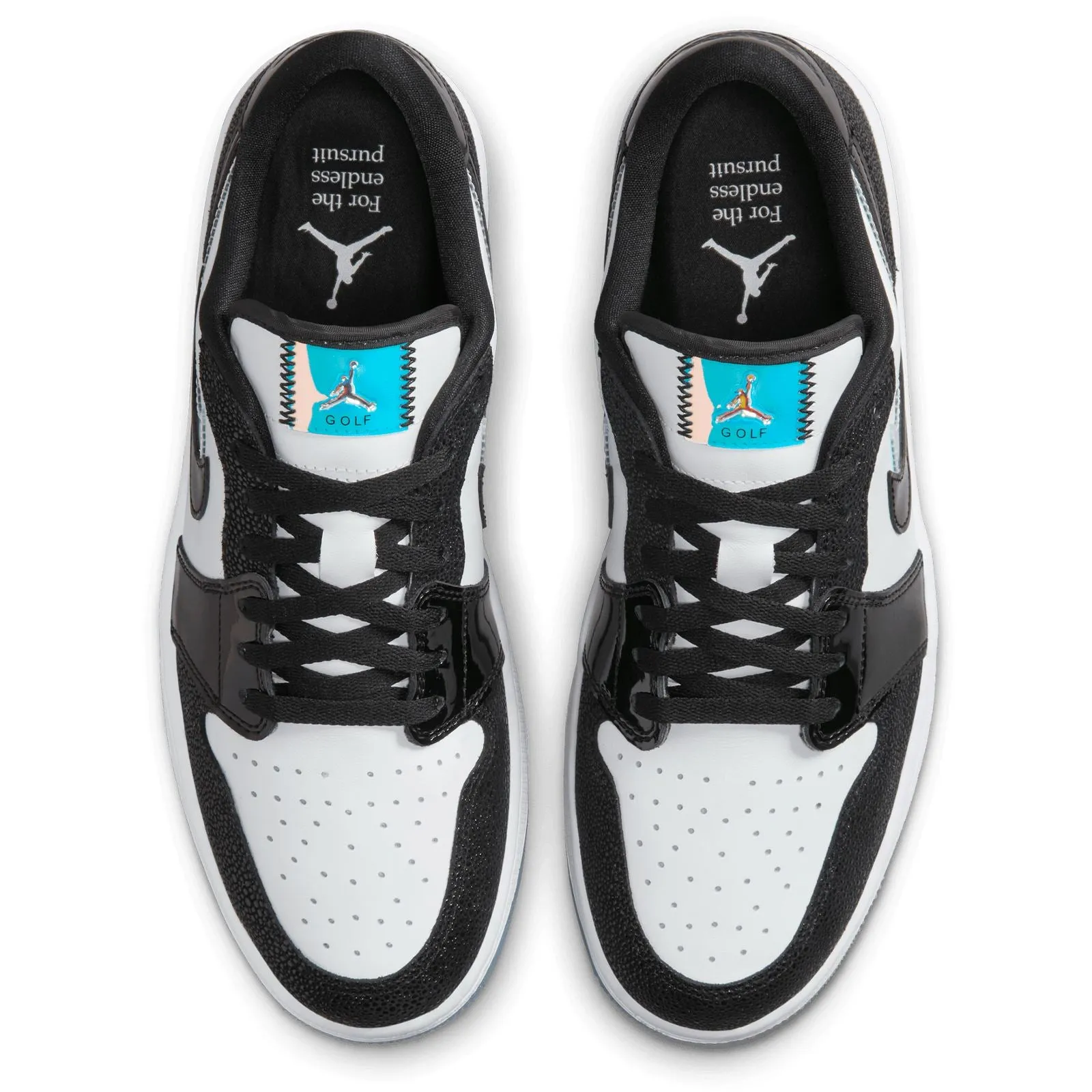 Air Jordan 1 Low NRG Golf Shoes White/Black - SU24