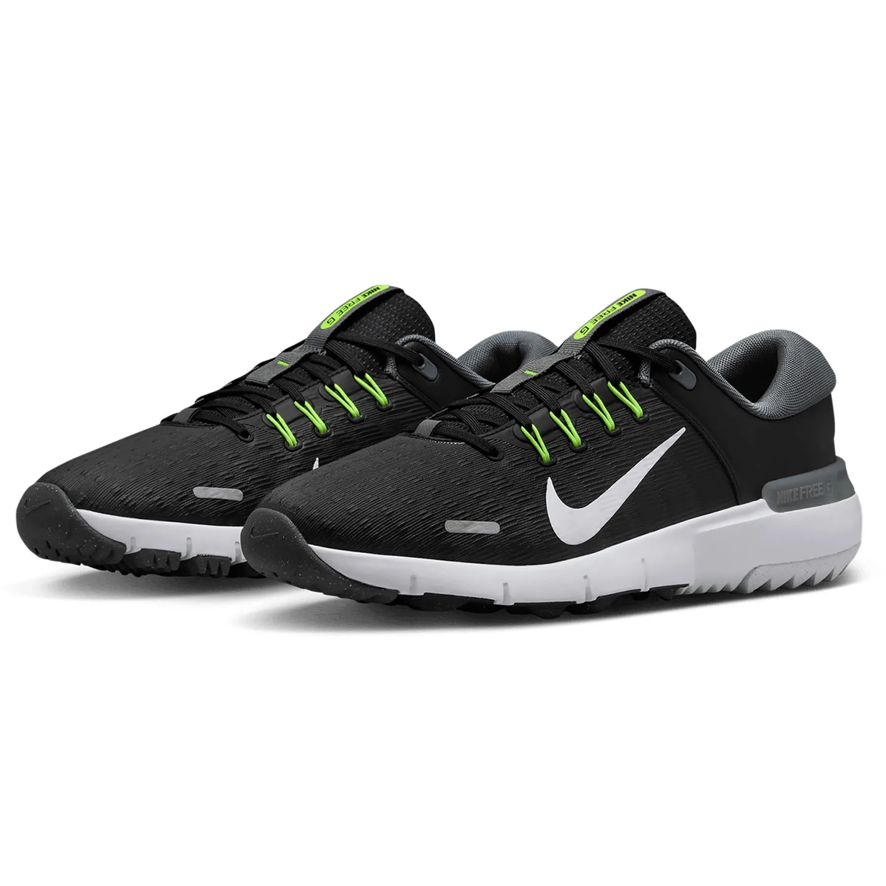 Nike Free Golf Shoes Black/White - SU24