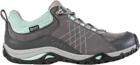 'Oboz' Women's Sapphire Low WP Low Hiker - Charcoal / Beach Glass (Wide)