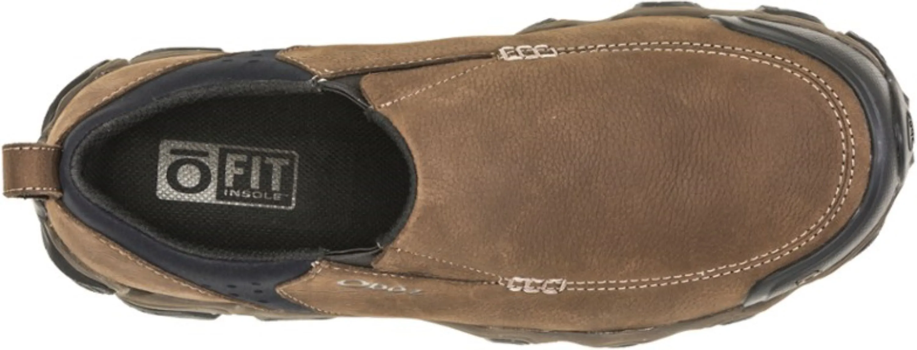 Oboz Mens Livingston Low Slip-On Shoes - Walnut Brown Casual Footwear