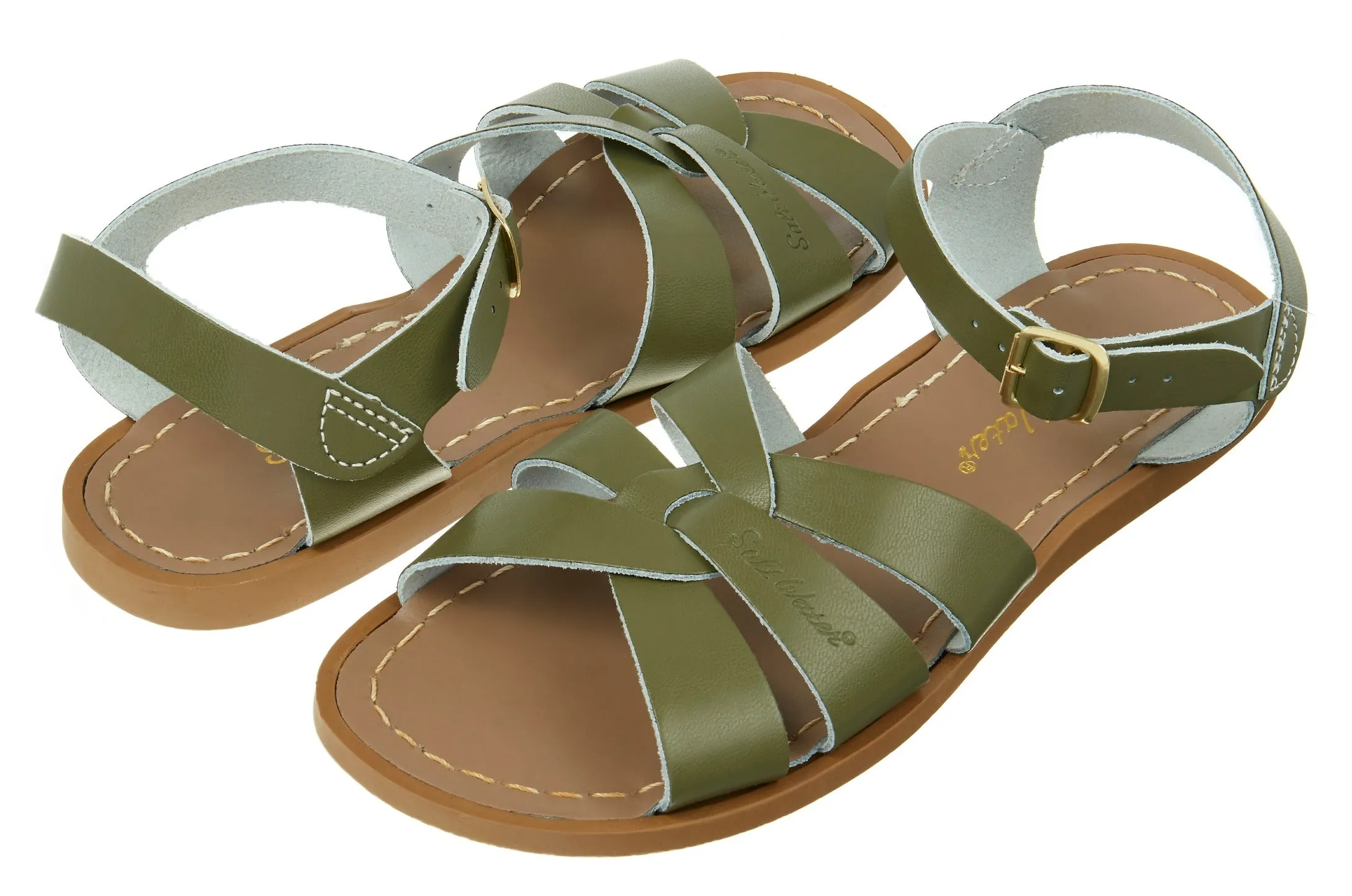 Salt-Water Sandal Original - OLIVE (adult)