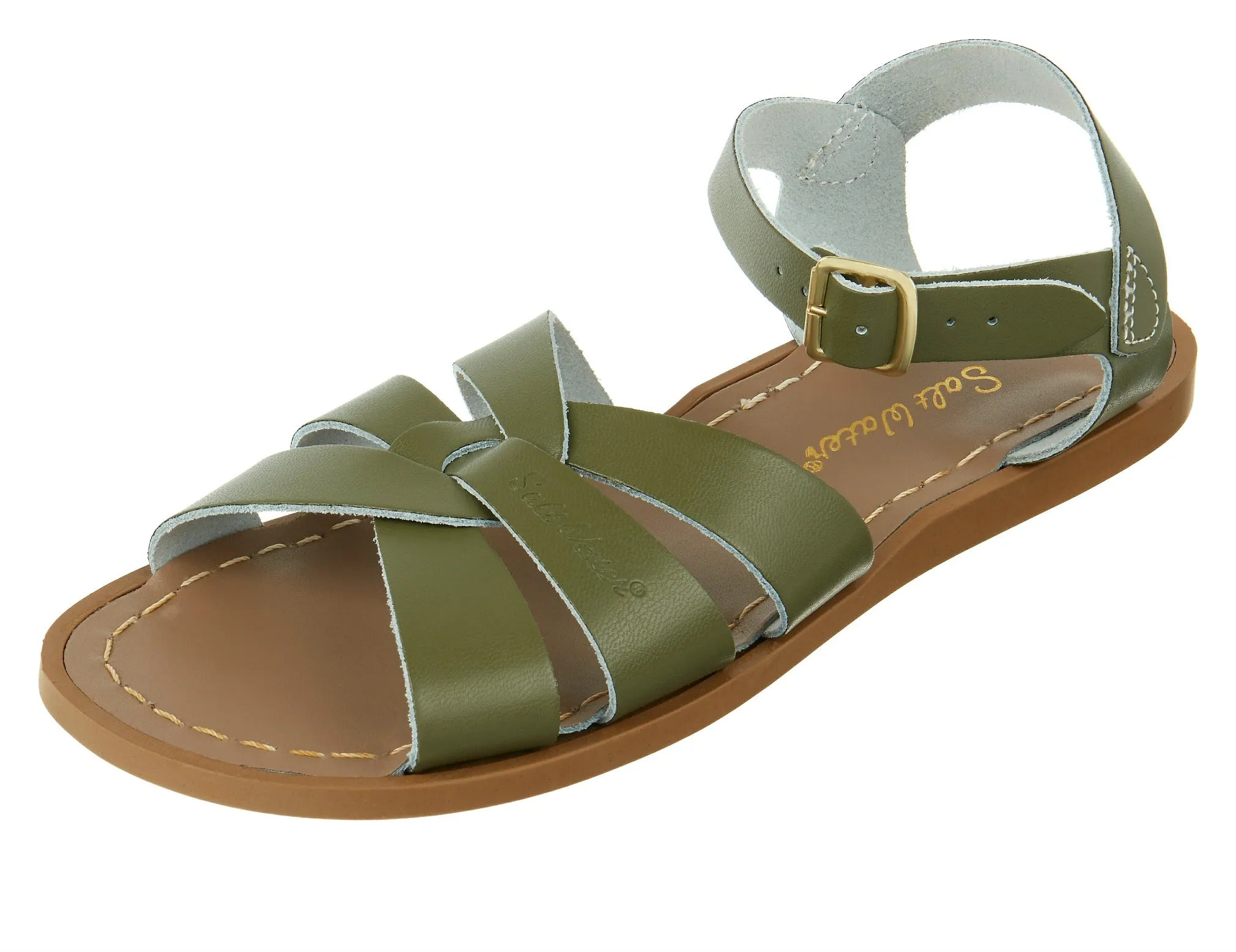 Salt-Water Sandal Original - OLIVE (adult)