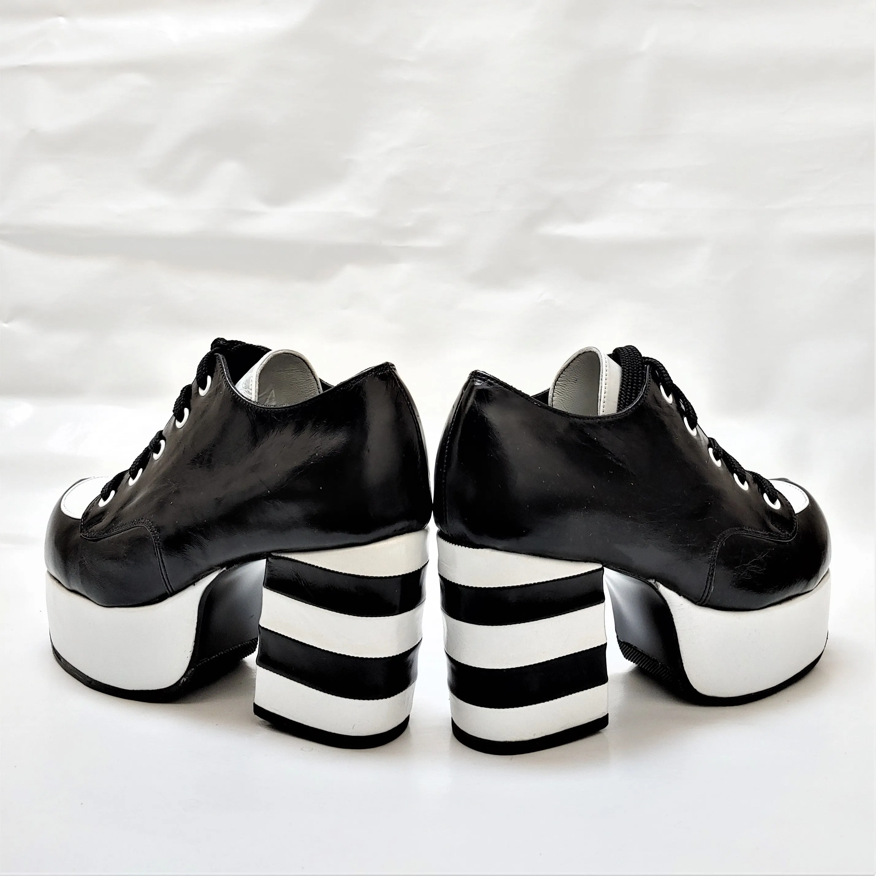 TUXEDO Platform Shoes