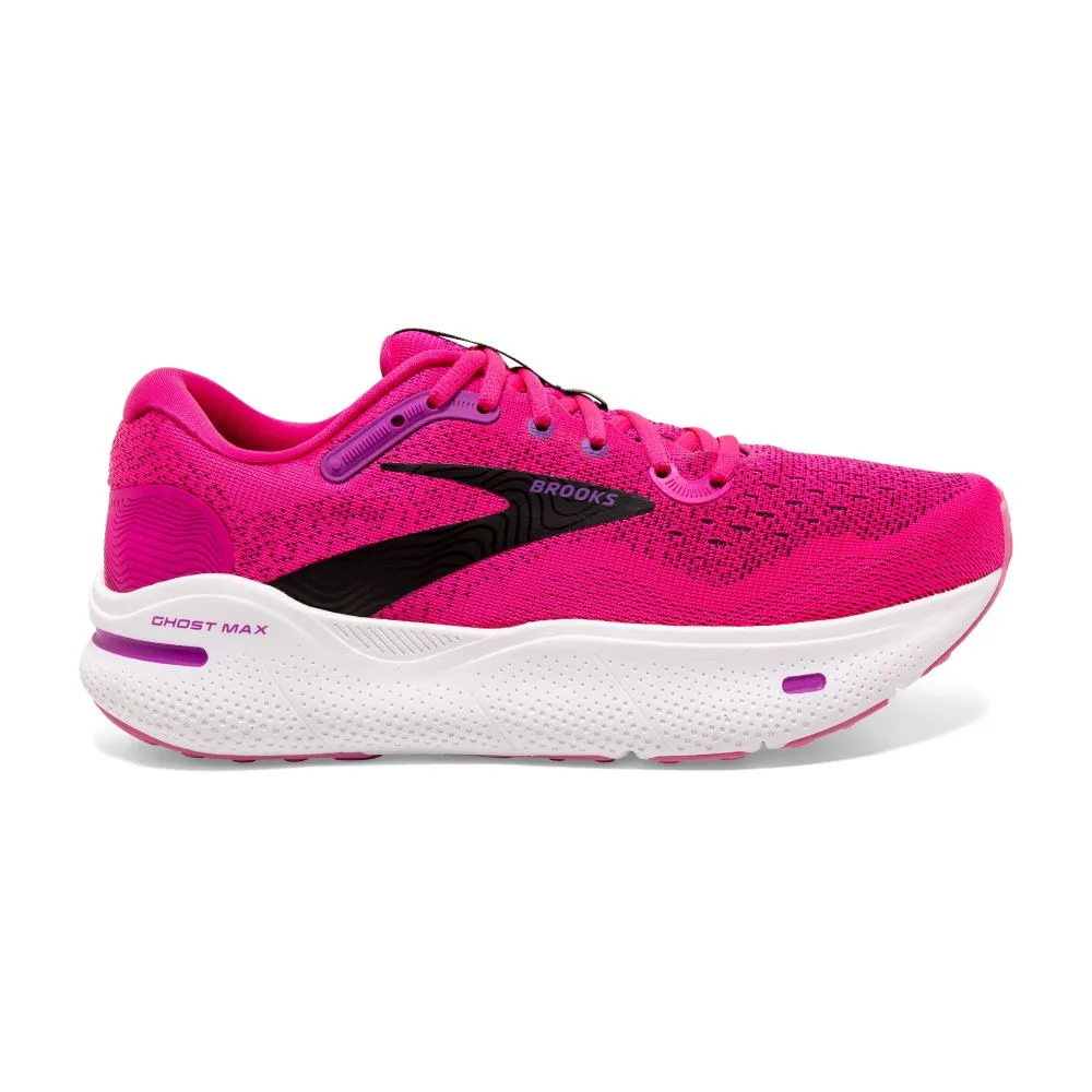 'Brooks' Women's Ghost Max - Pink Glo / Purple / Black