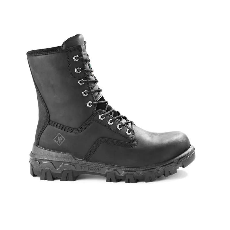 Terra Sentry 2020 Men's 8 Composite Toe Work Boot - Black - TR0A4NQFBLK