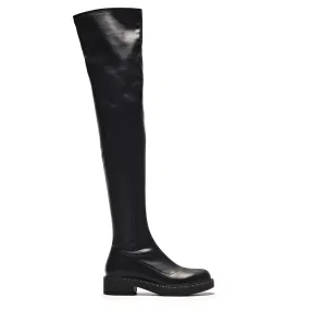 The Commander Stretch Thigh High Boots