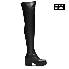 The Harmony Plus Size Thigh High Boots