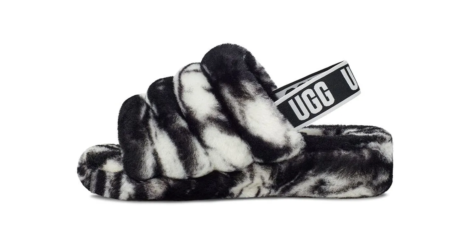 UGG Fluff Yeah Slide Marble Women