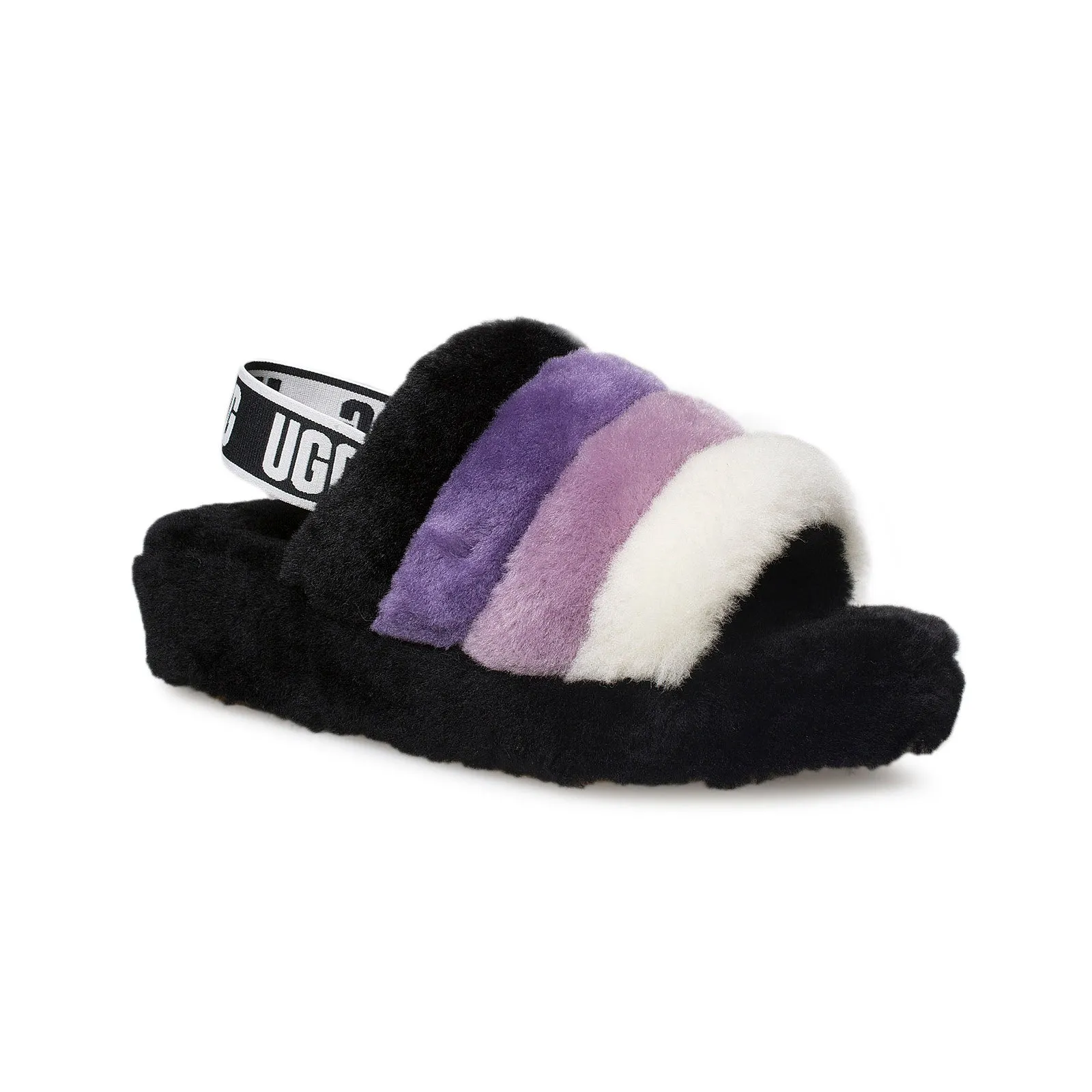 UGG Fluff Yeah Slide Violet Multi Slippers - Women's