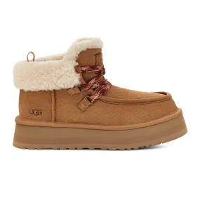 UGG Womens Funkarra Cabin Cuff Boots - Chestnut Brown