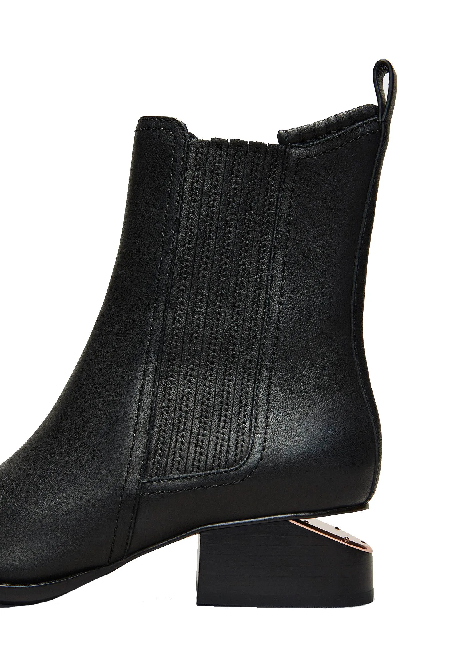 Anouck Boots 40, Black/Rose Gold